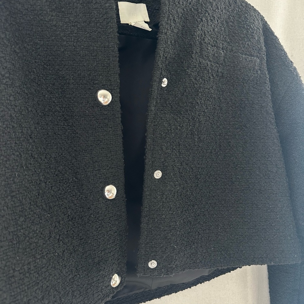 Boucle cropped jacket - image 4